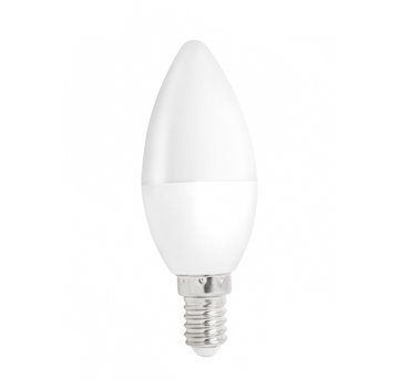 LED Kaarslamp E14 fitting - C37 - 3000K warm wit licht - 1W vervangt 10W