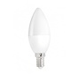 LED Kaarslamp E14 fitting - C37 - 3000K warm wit licht - 1W vervangt 10W