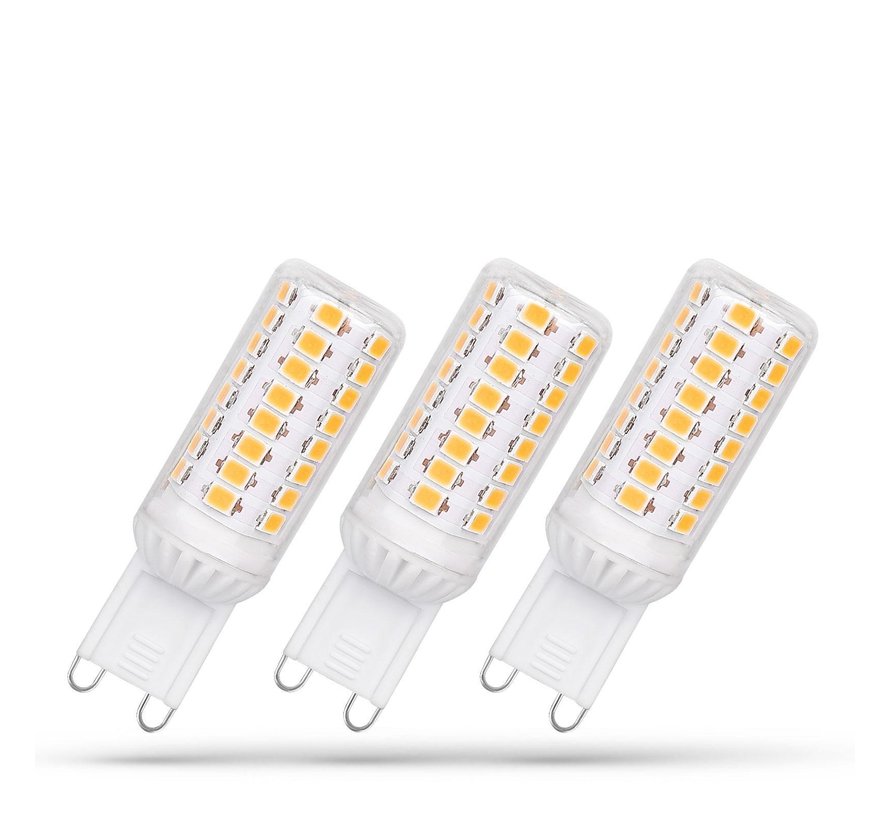 LED Lamp G9 fitting multipack dimbaar - 3000K warm wit licht - 4W vervangt 33W