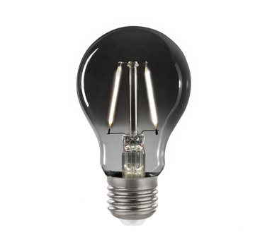 LED Filament lamp Smoked glass E27 fitting - A60 - 4000K helder wit licht - 2,5W vervangt 16W