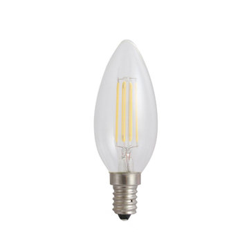 LED Filament lamp E14 - C35 - 4W vervangt 40W - 2700K warm wit licht