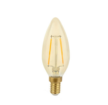 LED Filament lamp E14 fitting - C35 - 2500K extra warm wit licht - 5W vervangt 41W