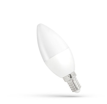 LED Lamp E14 fitting - C37 - 4000K helder wit licht - 6W vervangt 46W