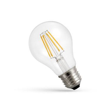 LED Filament lamp E27 fitting - A60 - 3000K warm wit licht - 4W vervangt 38W