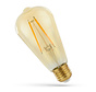 LED Filament lamp E27 fitting - ST58 - 2500K extra warm wit licht - 5W vervangt 41W