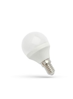 LED Lamp E14 fitting - G45 - 6000K daglicht wit - 6W vervangt 47W