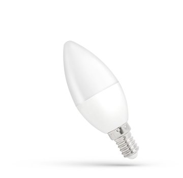 LED Lamp E14 fitting - C38 - 6000K daglicht wit - 4W vervangt 31W