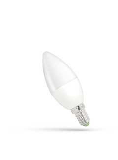 LED Lamp E14 fitting - C37 - 6000K daglicht wit - 6W vervangt 47W