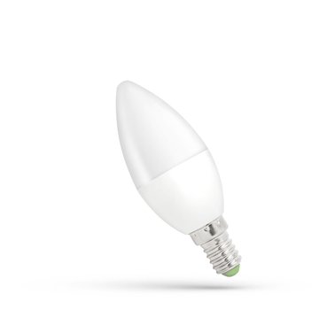 LED Lamp E14 fitting - C37 - 6000K daglicht wit - 6W vervangt 47W