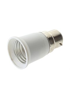 LED line Verloopfitting B22 fitting naar E27 fitting - max. 20W - wit