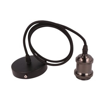 LED Lamphouder E27 fitting - Zwart - 1000mm - Aluminium - max. 50W