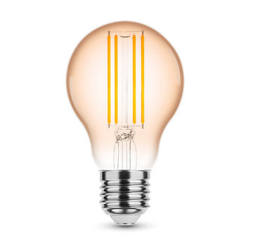 OP=OP LED Filament lamp - E27 A60 4W - 1800K zeer warm wit licht