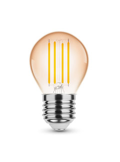 Modee Lighting OP=OP LED Filament lamp E27 - G45 - 4W vervangt 33W - 1800K zeer warm wit licht