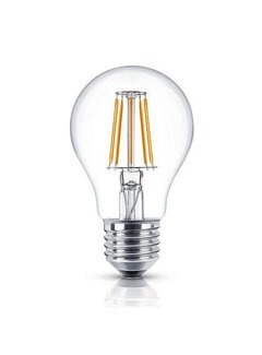 LED Filament lamp E27 fitting - A60 - 2700K warm wit licht - 5W vervangt 50W - dimbaar