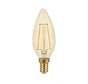 LED Filament lamp E14 fitting - C35 - 1800K extra warm wit licht - 5W vervangt 40W - dimbaar