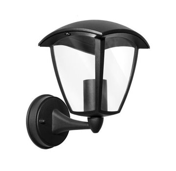 LED Wandlamp E27 fitting - IP44 Buitengebruik - Klassiek hoog - Zwart