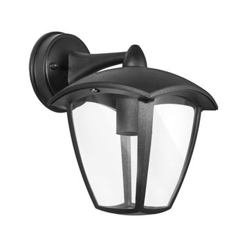 LED Wandlamp E27 fitting - IP44 Buitengebruik - Klassiek laag - Zwart