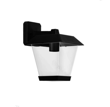 LED Wandlamp E27 fitting - IP44 Buitengebruik - modern laag - Zwart