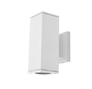 LED Wandlamp rechthoek 2xGU10 fitting - IP65 Waterdicht - Wit