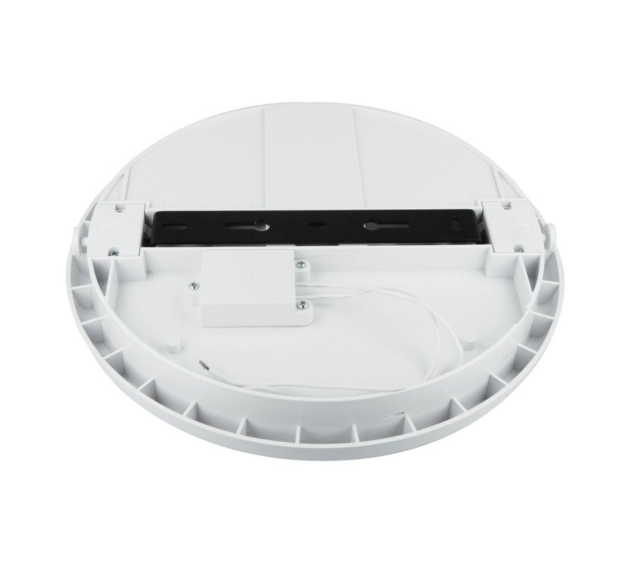 LED Plafondlamp rond - 4000K Helder wit licht - 22W vervangt 190W - IP65 Waterdicht - Wit