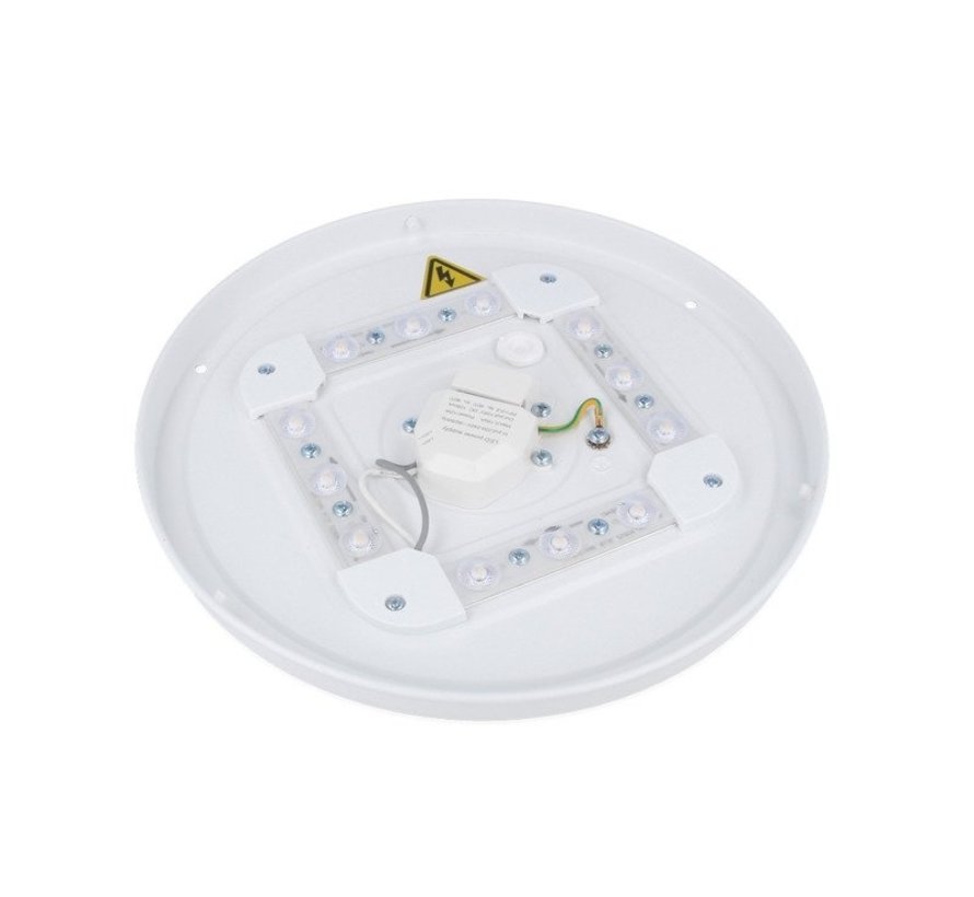 LED Plafonnière rond - 4000K Helder wit licht - 12W vervangt 90W - Wit