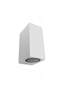 LED Wandlamp 2xGU10 fitting - IP44 spatwaterdicht - Wit