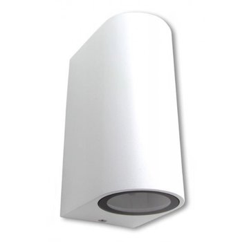 LED Wandlamp rond 2xGU10 fitting - IP44 spatwaterdicht - wit