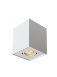 LED Plafondspot GU10 fitting - Vierkant - kantelbaar - Wit