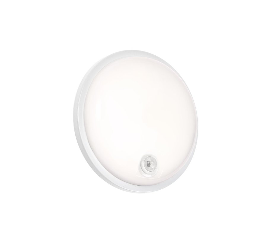 LED Opbouwlamp - 4000K helder wit licht - 20W vervangt 190W - IP54 spatwaterdicht - met sensor