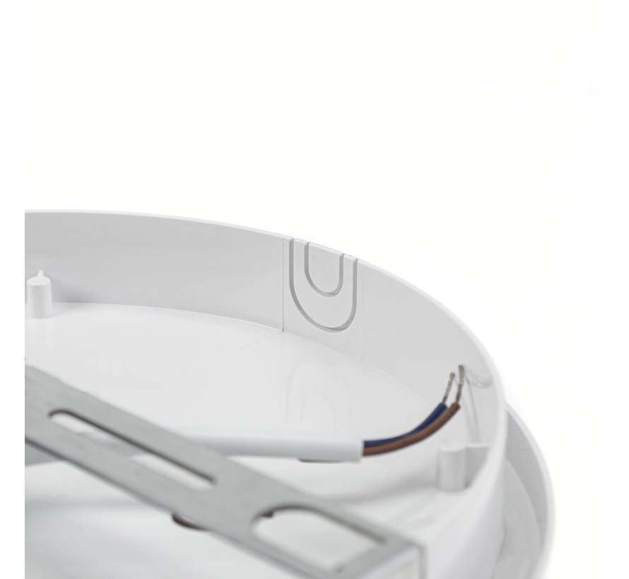 LED Opbouwlamp - 4000K helder wit licht - 20W vervangt 190W - IP54 spatwaterdicht - met sensor