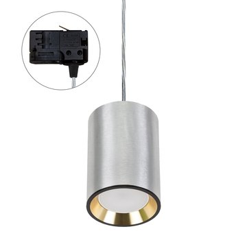 LED Railspot GU10  fitting - Universeel 3-Fase - Zilver/Goud