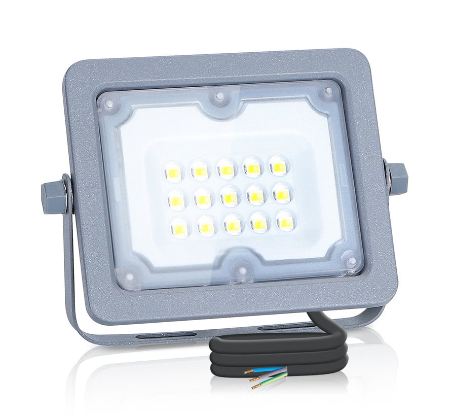 LED Breedstraler - Lichtkleur optioneel - 10W vervangt 90W - IP65 waterdicht - 900 Lumen
