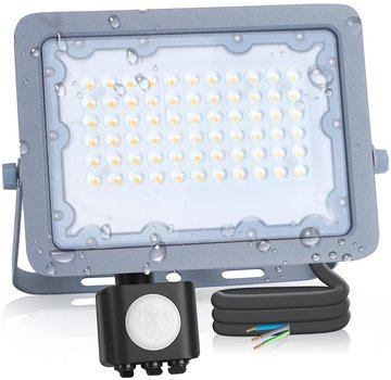 LED Breedstraler - Lichtkleur optioneel - 30W vervangt 270W - IP65 waterdicht - 2700 Lumen – met sensor