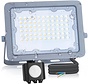LED Breedstraler - Lichtkleur optioneel - 30W vervangt 270W - IP65 waterdicht - 2700 Lumen – met sensor