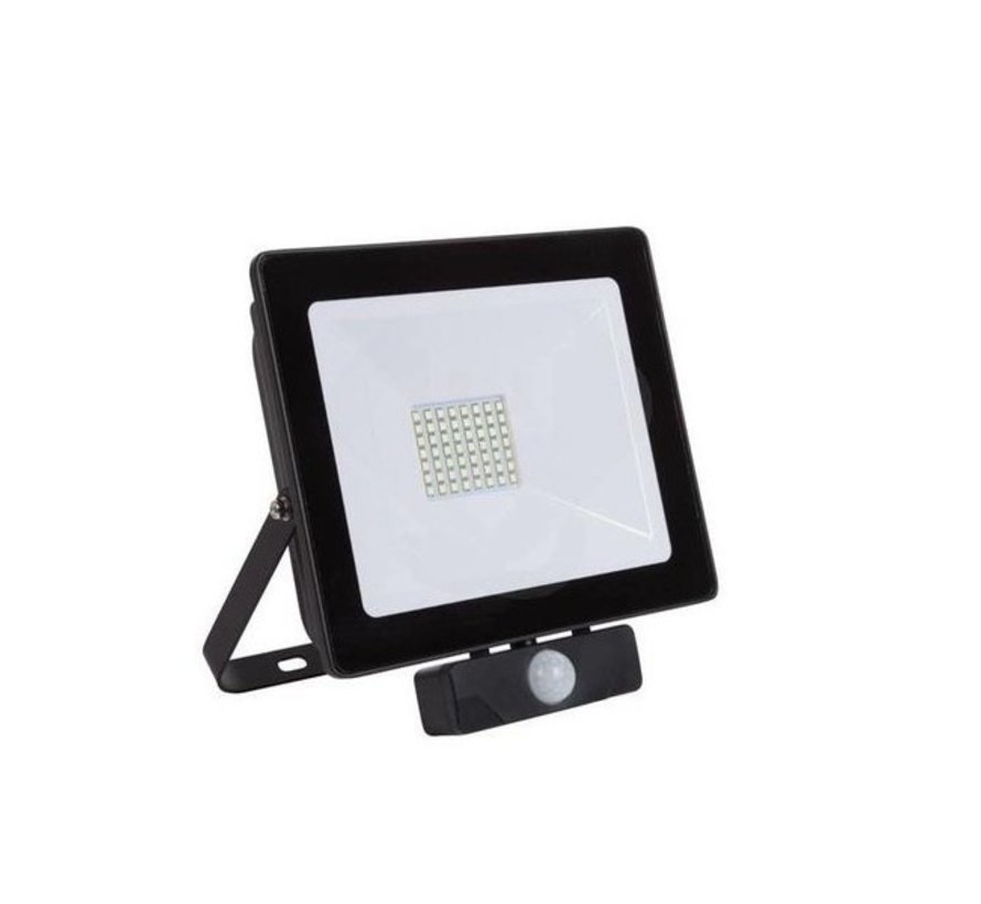 LED Breedstraler - Lichtkleur optioneel - 10W vervangt 90W - IP65 waterdicht - 900 Lumen - met sensor