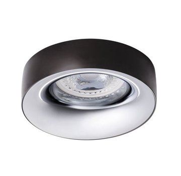 Kanlux LED Inbouwspot GU10 fitting - Zaagmaat Ø70mm - Antraciet en chroom