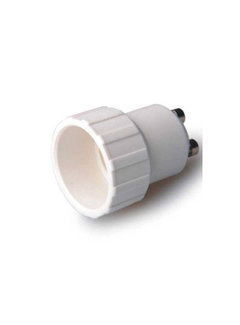 LED Verloopfitting - max. 20W - GU10 naar E14 - Wit