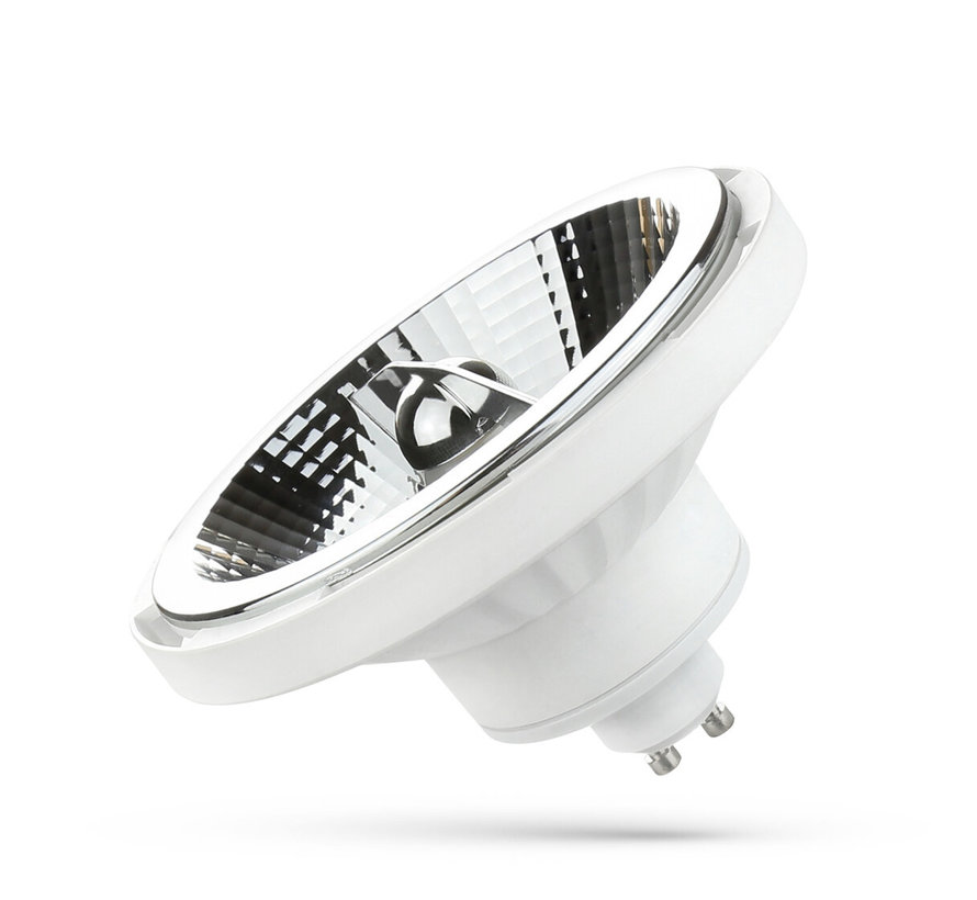 LED Spot GU10 fitting - AR111 - 6000K daglicht wit - 15W vervangt 110W - 45° lichthoek