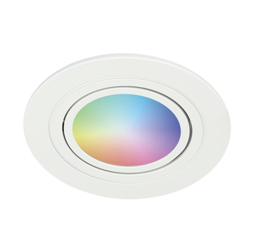 WiFi LED inbouwspot - GU10 4,5W - RGB+CCT alle lichtkleuren - Bediening met de App