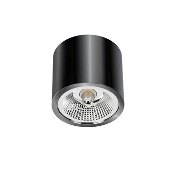 LED Plafondspot GU10 fitting - AR111 - IP20 stofdicht - Zwart