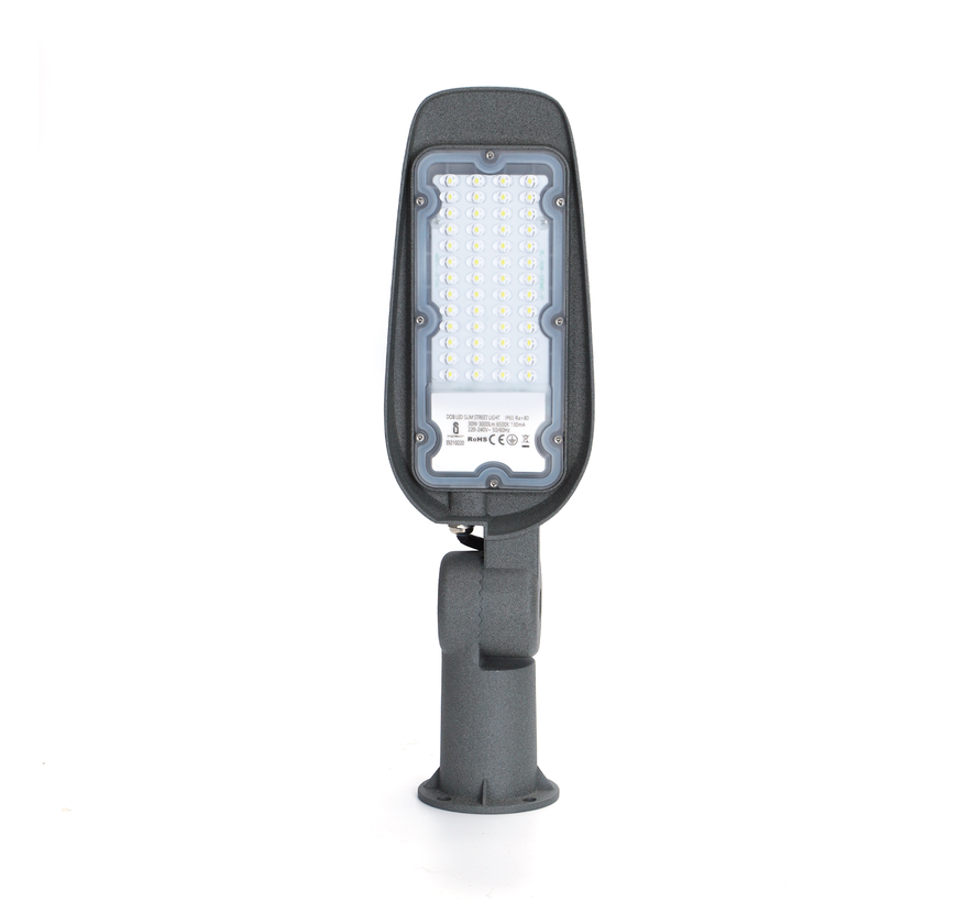 ACTIE! LED Straatlamp IP65 - 30W 2550 Lumen - 6500K daglicht wit - 3 jaar garantie