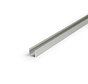 Aluminium profiel zilver - 1000*16*12 mm - U-profiel Diep