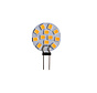 LED G4 12V 1,2W - 3000K warm wit licht