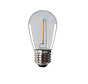 LED Filament lamp - E27 fitting - ST45 - 0,5W vervangt 5W - 2700K warm wit licht