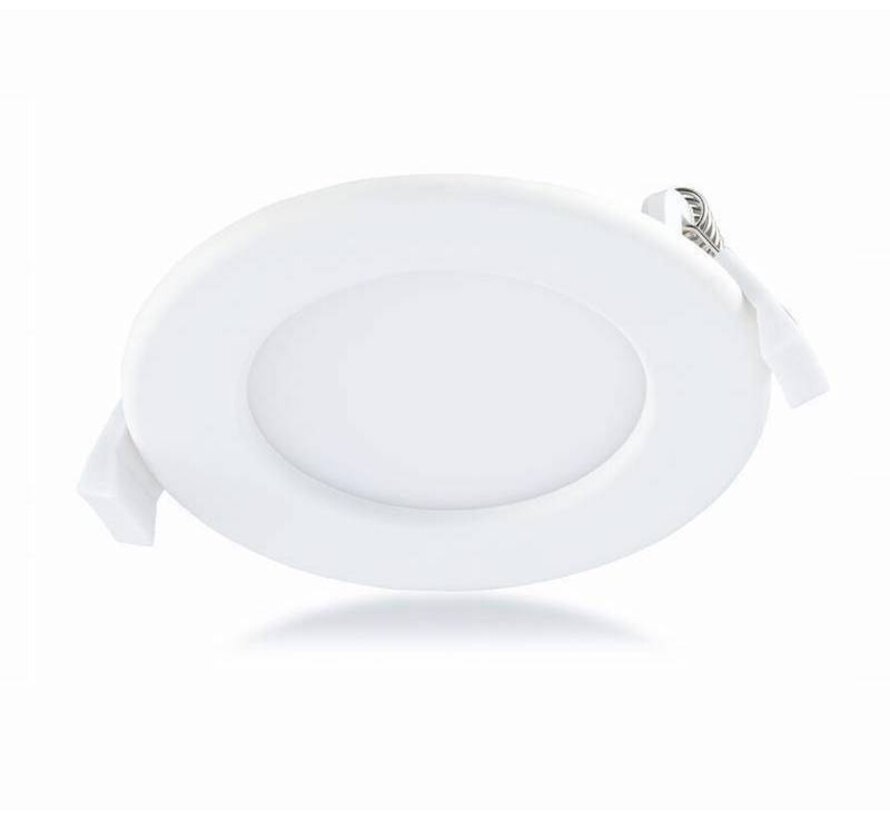 LED Inbouwspot rond - 6W vervangt 40W - Inbouwmaat 115x34mm - lichtkleur optioneel