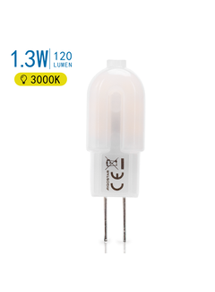 LED Lamp G4 fitting - 3000K warm wit licht - 1,5W vervangt 14W