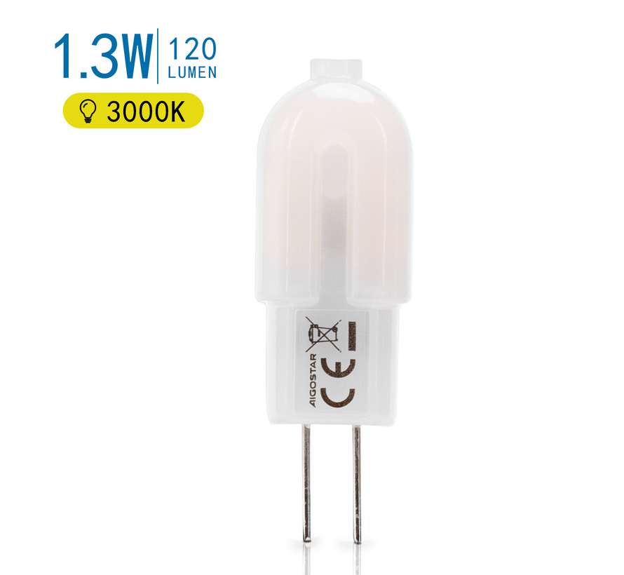 LED Lamp G4 fitting - 3000K warm wit licht - 1,5W vervangt 14W