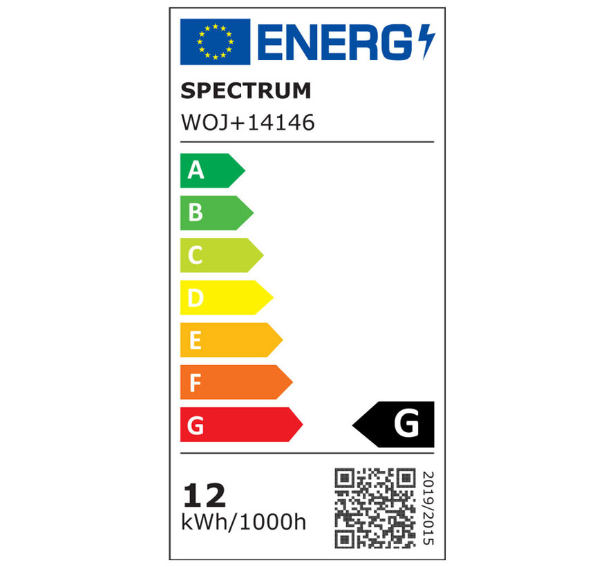 LED Spot GU10 fitting - AR111 - 3000K warm wit licht - 12W vervangt 80W - 20° lichthoek