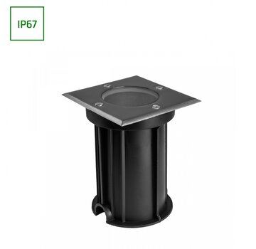 LED Grondspot Vierkant Lukka IP67 - GU10 - 100x114mm