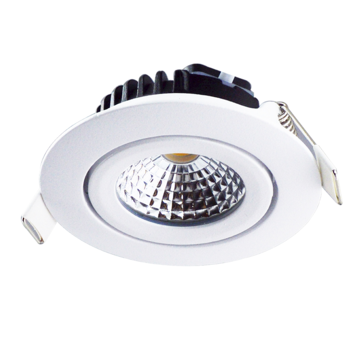 LED inbouwspot wit Dimbaar - 5W vervangt 50W - Kantelbaar - 2700K warm wit licht